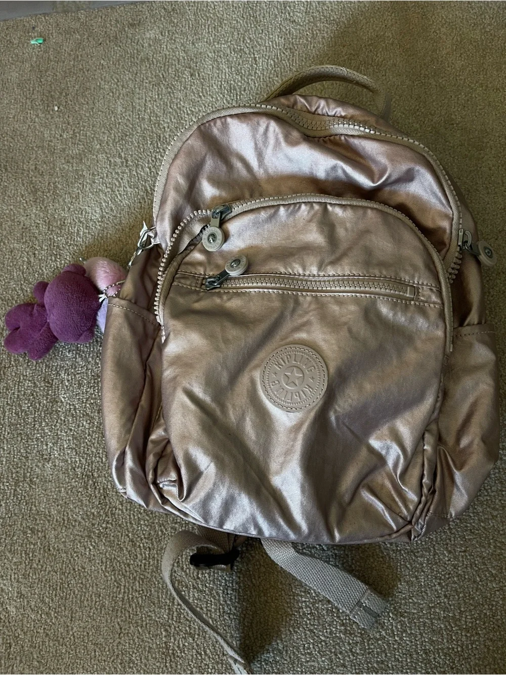 Kipling metallic rose